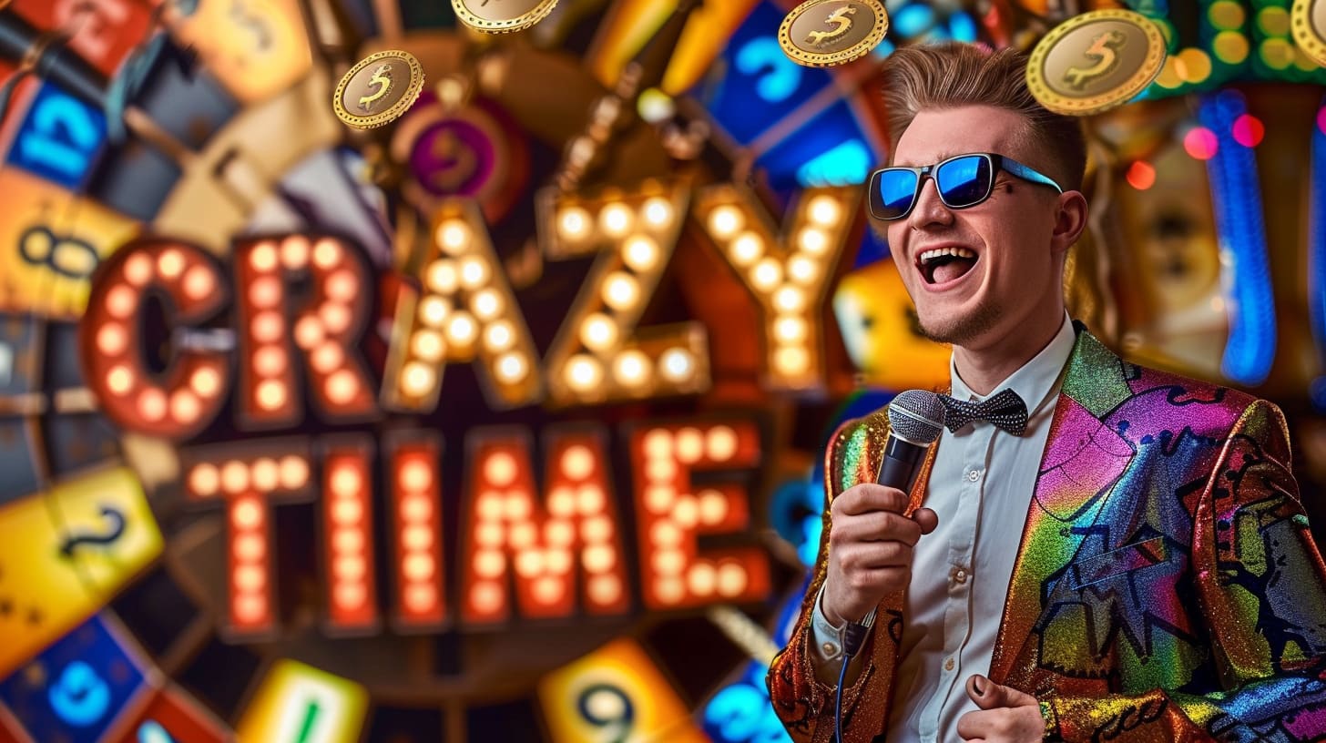 OKLV COM Crazy Time online casino wheel and multipliers